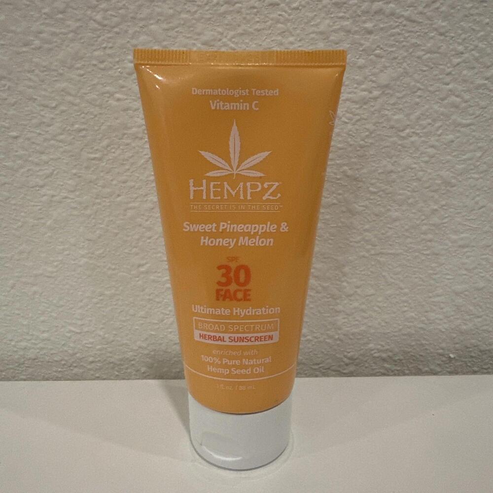 Sweet Pineapple & Honey Melon Herbal Facial Sunscreen SPF 50 3 oz. Moisturizing